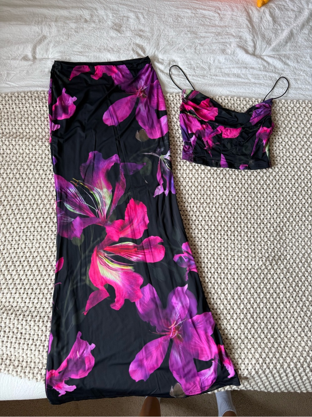 White Fox Purple Haze Skirt Set - Top & Skirt